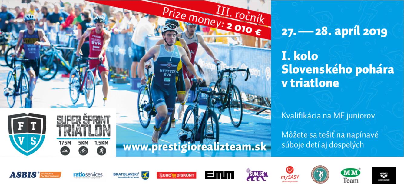 EMM generálnym partnerom kvalifikačných triatlonových pretekov FTVŠ SUPERŠPRINT 2019